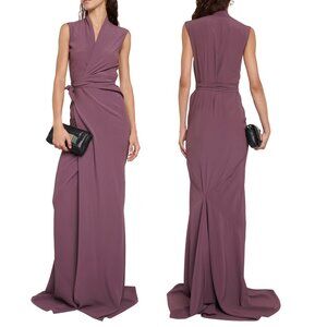 Rick Owens Georgette maxi gown Womens Size IT42